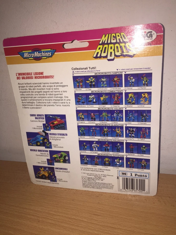 Galoob Micro Machines Z-Bots ZBots SET of 3 ROBOTS #4 MOC, 1992 - Image 2 of 2