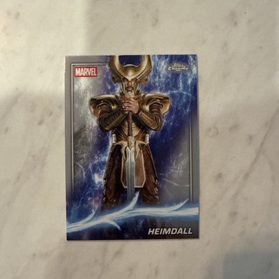 2025 Topps Chrome Marvel Heimdall #12 Thor Movie Phase One
