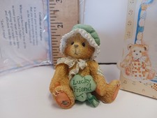 Cherished Teddies Maureen Lucky Friend Clover 135690 1994 Enesco St Patricks Day