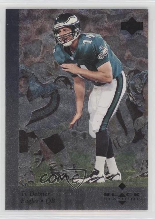 1997 Upper Deck Black Diamond Ty Detmer #84 1g2v