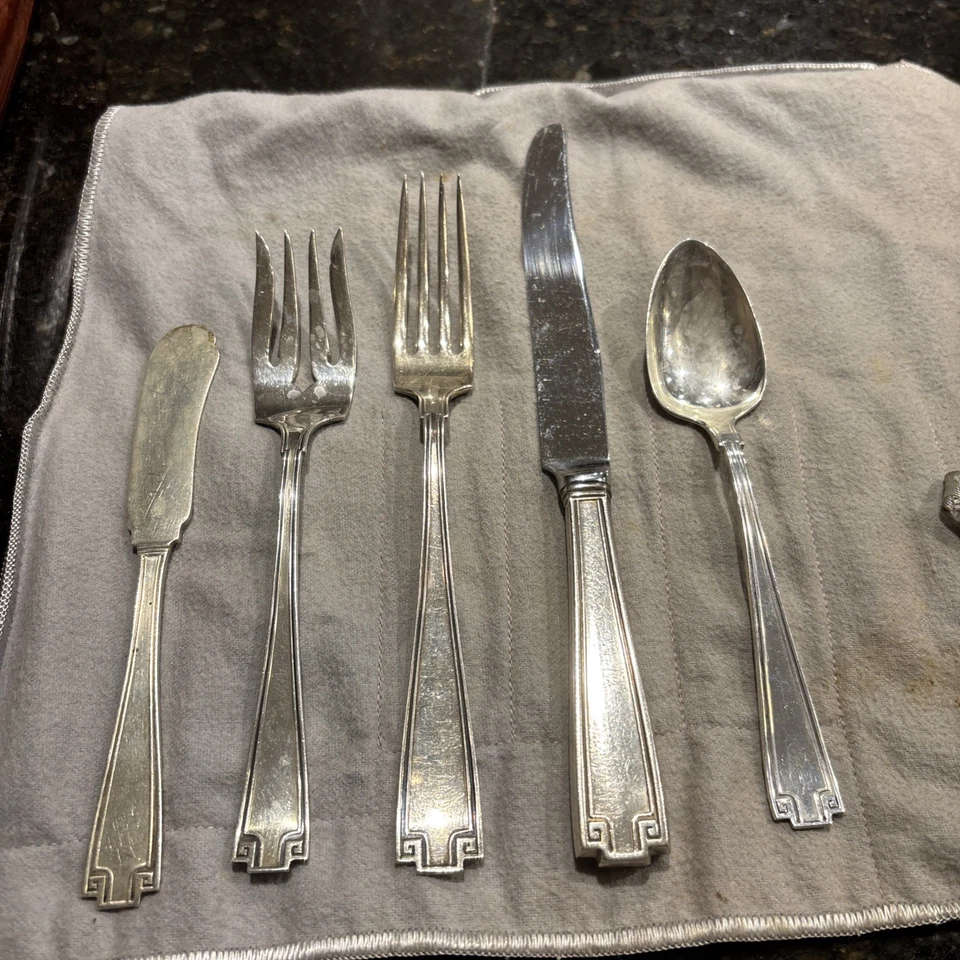 Gorham Plata de Ley Etrusca 74 PC - 12 Plazas Ajuste - Sin Mono Foto 4 de 4