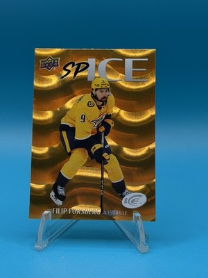 2024-25 UD ICE HOCKEY ''GOLD WAVE SP'ICE MEDIUM'' SP-8 FILIP FORSBERG -NASHVILLE