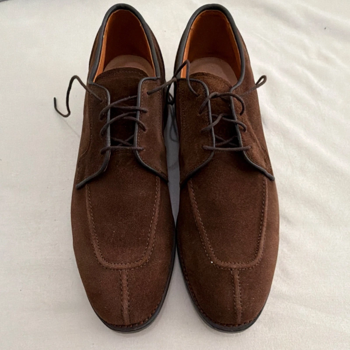 Allen Edmonds Handcock 10.5 D Men\'s Split Toe Blucher Oxford Shoes Suede Alden® X J.Crew Split-toe Moc Bluchers For Men | J.Crew main image 4