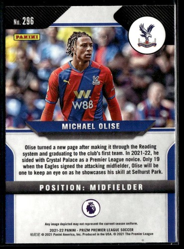 2021-22 Panini Prizm Premier League Michael Olise Rookie - Picture 2 of 2