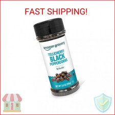 Amazon Grocery, Tellicherry Whole Black Peppercorns, 3.5 Oz