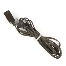 Vintage 2-Prong Non-Polarized Brown 8.6’ Extension Cord 18AWG 10A