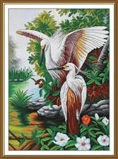 Creative Сross Stitch Embroidery Kit "A young couple" Nova Sloboda