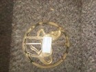 Brass Horse & Rider Round Ornament in Circular Frame Decor Piece — photo 2