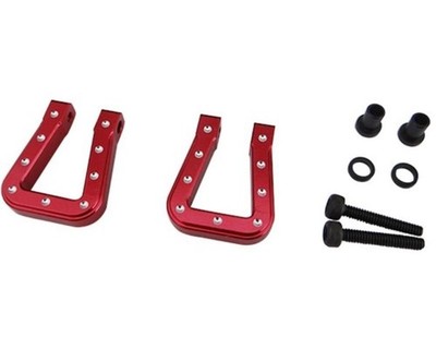 Hot Racing ACC808MF02 Red Aluminum Monster Flat Hook for TRX4 scx scx2