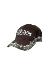 Deathwish Skateboards Pamela Barbed Wire Black / Camo Hat