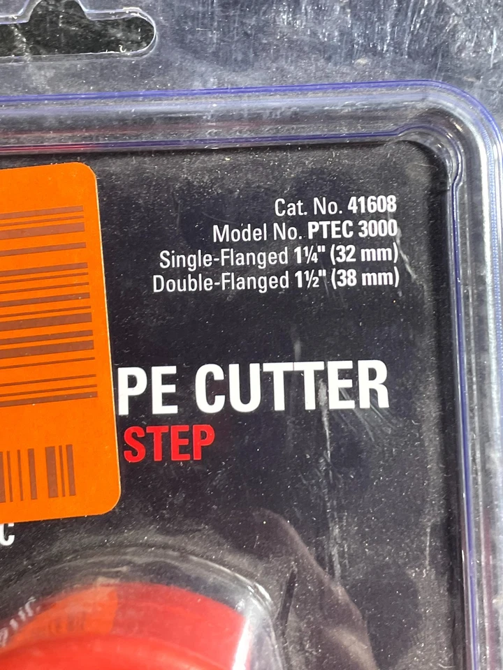 Ridgid PTEC 3000 41608 1-1/4 in. & 1-1/2 in. Thin Wall Plastic Drain Pipe Cutter - Image 2 of 3