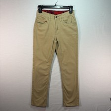 Levi s 511 Kids Comfort Adjustable Waist Slim Straight Pants Size 12 Khaki Tan