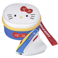 Sanrio Hello Kitty Vertical Wireless Silent Mouse Rechargeable + Pouch Set