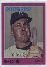 2024 Topps Archives 1970 Topps Pink Foilboard Duke Snider #114 HOF 0a3