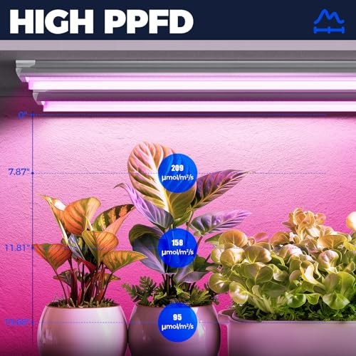 6 Pack 4ft T8 Barrina LED Grow Light 252W Full Spec