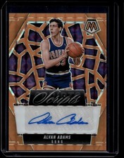 2024-25 Mosaic Basketball Alvan Adams #MS-ALV Scripts Orange Fluorescent /25