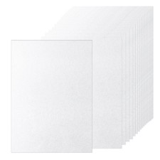 MODASER 15 Pieces Shrink Plastic Sheets, Sanded Paper clear