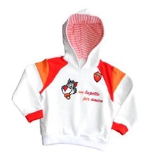 Felpa con cappuccio AS Roma Tg. 12 mesi