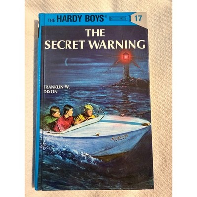 The Hardy Boys The Secret Warning Blue OS Kids Mystery Book Franklin W Dixon