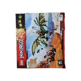 LEGO Ninjago 70593 The Green NRG Dragon Instruction Manual Book 2 ONLY