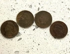 Indian head penny lot of 4