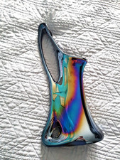 Iridescent Glass Vintage Art Vase unique