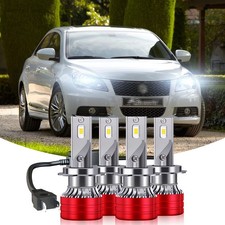 For Suzuki Kizashi Sedan 4-door 2.4l 2010-2014 Bright Led Headlight Hilow Bulbs