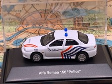 Schuco model car 1:87 H0 Alfa Romeo 156 Police