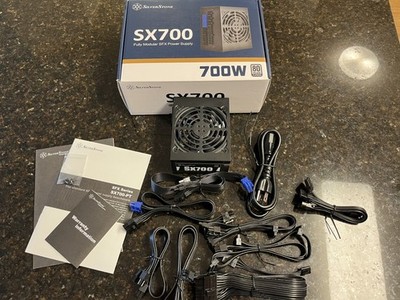 SilverStone SX700 700W 80 Plus Platinum Power Supply SFX SFF PSU - Black