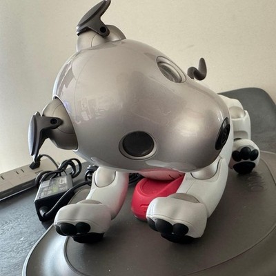 Sony aibo ERS-1000 Robot Dog with Charger Dock AC Adapter Tested
