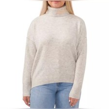 NWT Vince Camuto Silver Heather Turtleneck Cozy Sweater Size XL
