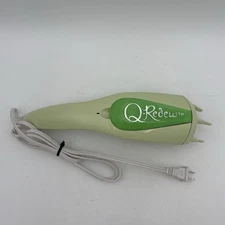 Q-Redew Hair Steamer Straightener Handheld Model 1-001 Green White Discontinued