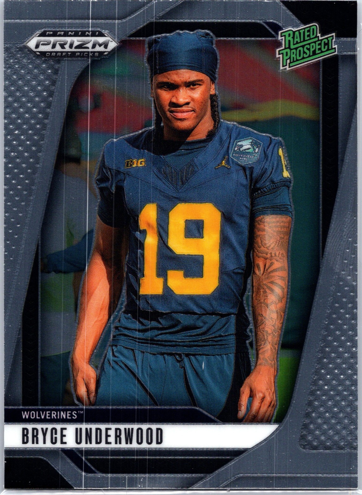 2025 Panini Prizm Draft Picks #28 Bryce Underwood Michigan Wolverines