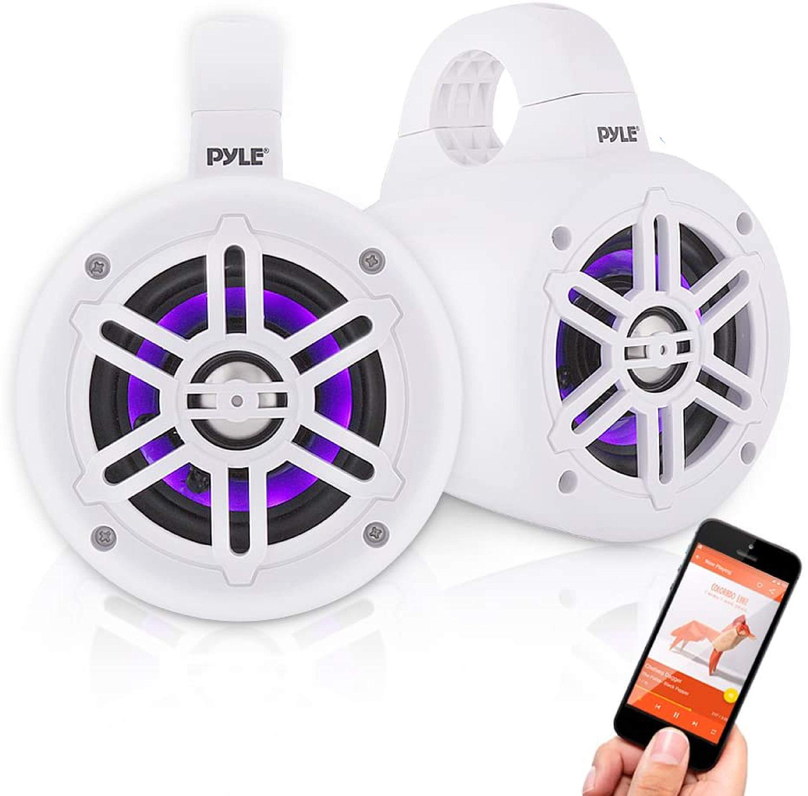 4in Bluetooth Led White Plmrlewb47wb