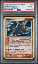 2005 Pokemon Ex Delta Species Groudon Gold Star Holo #111 PSA 6 on eBay