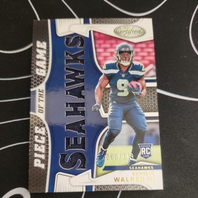 2022 Certified Piece of the Game Relics /149 Kenneth Walker III #PG-KW Rookie RC