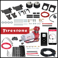 Firestone Rear Air Lift Bags/Wireless Compressor fit 2005-23 Toyota Tacoma 6-Lug