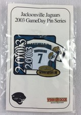 NFL 2003 Jacksonville Jaguars GameDay Pin Series-#7 Byron Leftwich (Marshall)