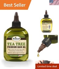 Natural Anti-Dandruff Tea Tree Oil - Nourishing Hair Oil 7.1 Oz 3-Pack 