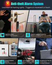 Hidden Camera Detectors, 6-In-1 Bug Detector  Anti-Spy Camera Finder, Portab...