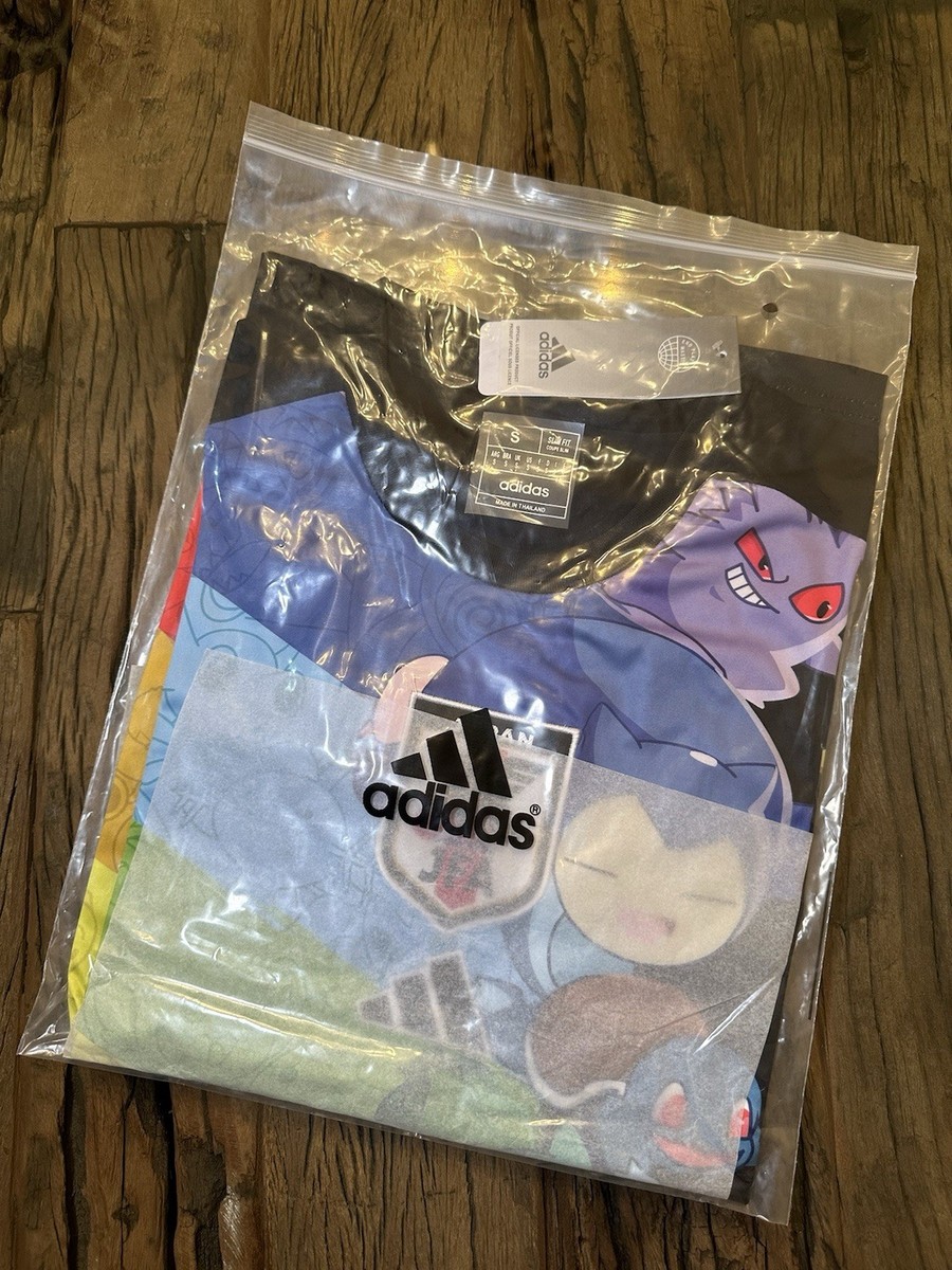 Pokemon Team Japan Adidas Pikachu Football Soccer Jersey Shirt