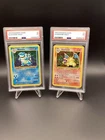 Pokemon Base Set 1999 Holo Charizard, Blastoise PSA 1 BIG 2