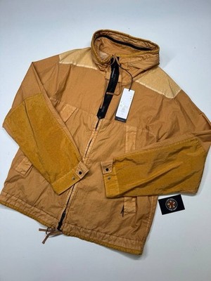 C.P. COMPANY 220A 50 FILI GUM GOGGLE JACKET: ORANGE - Größe 58 / XXXXL.