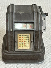 1936 Bally Baby Cigarette Trade Stimulator Slot Machine Working Complete W/Key