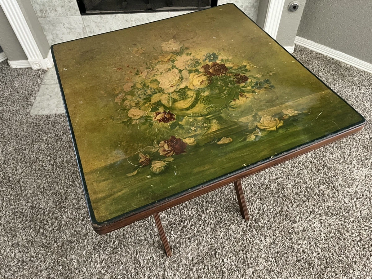Original Card/Game Table Antique Tables 1920-1949 Time Period