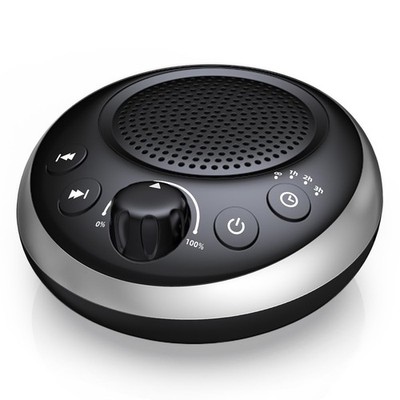 Sound Machine Loud White Noise Nonstop Brown Sleep Black, Black
