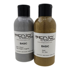 Bodypainting Farbe Senjo-Color Basic metallic 75ml gold oder silber TSB014