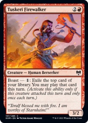 Tuskeri Firewalker Kaldheim Lightly Played, English