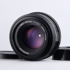  MINT/Tested Minolta MD 50mm f/1.7 Manual Focus Standard Prime Lens From Japan
