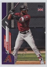 2020 Topps UK Edition Purple 16/50 Starling Marte #52 1i1g